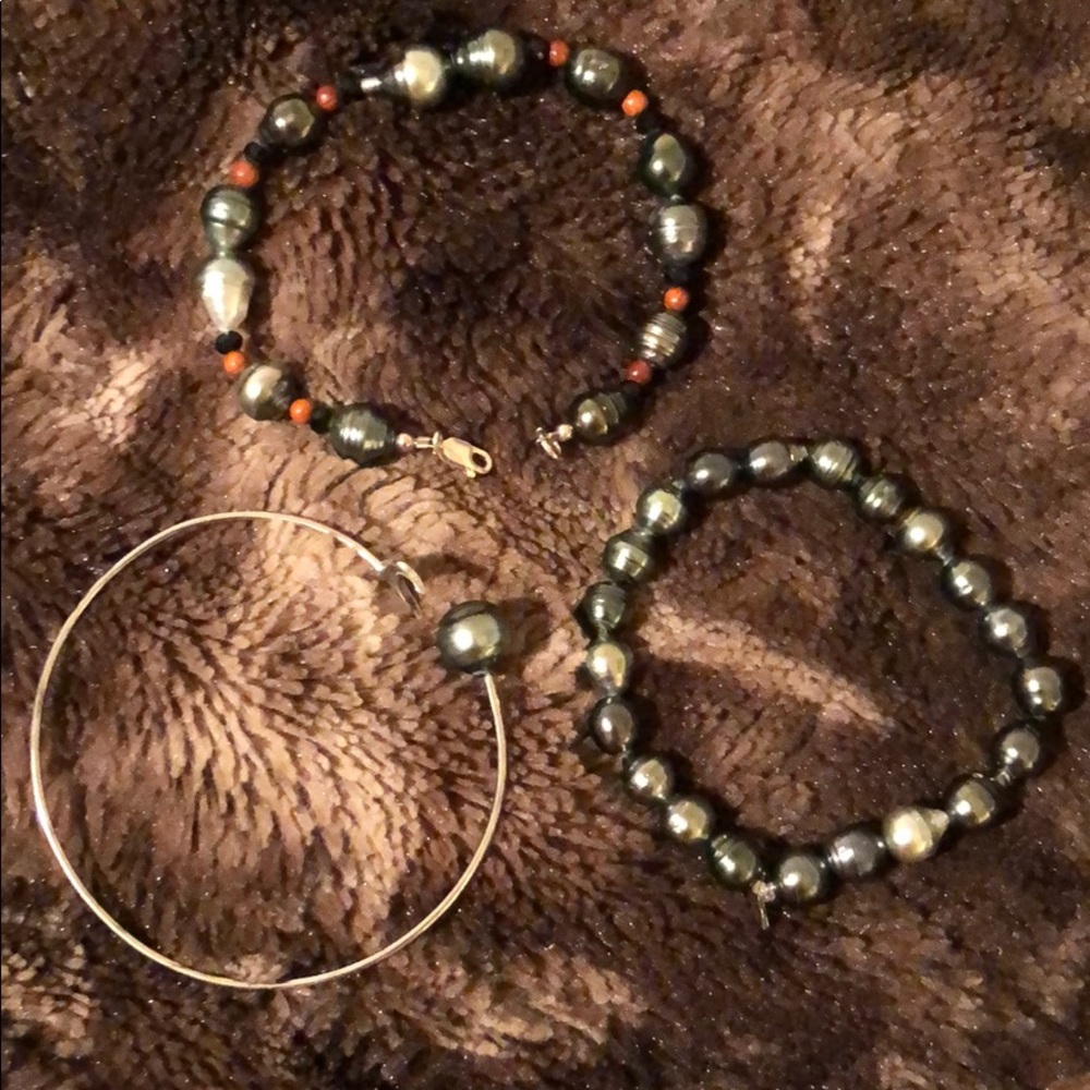 Bundle Tahitian pearl bracelet